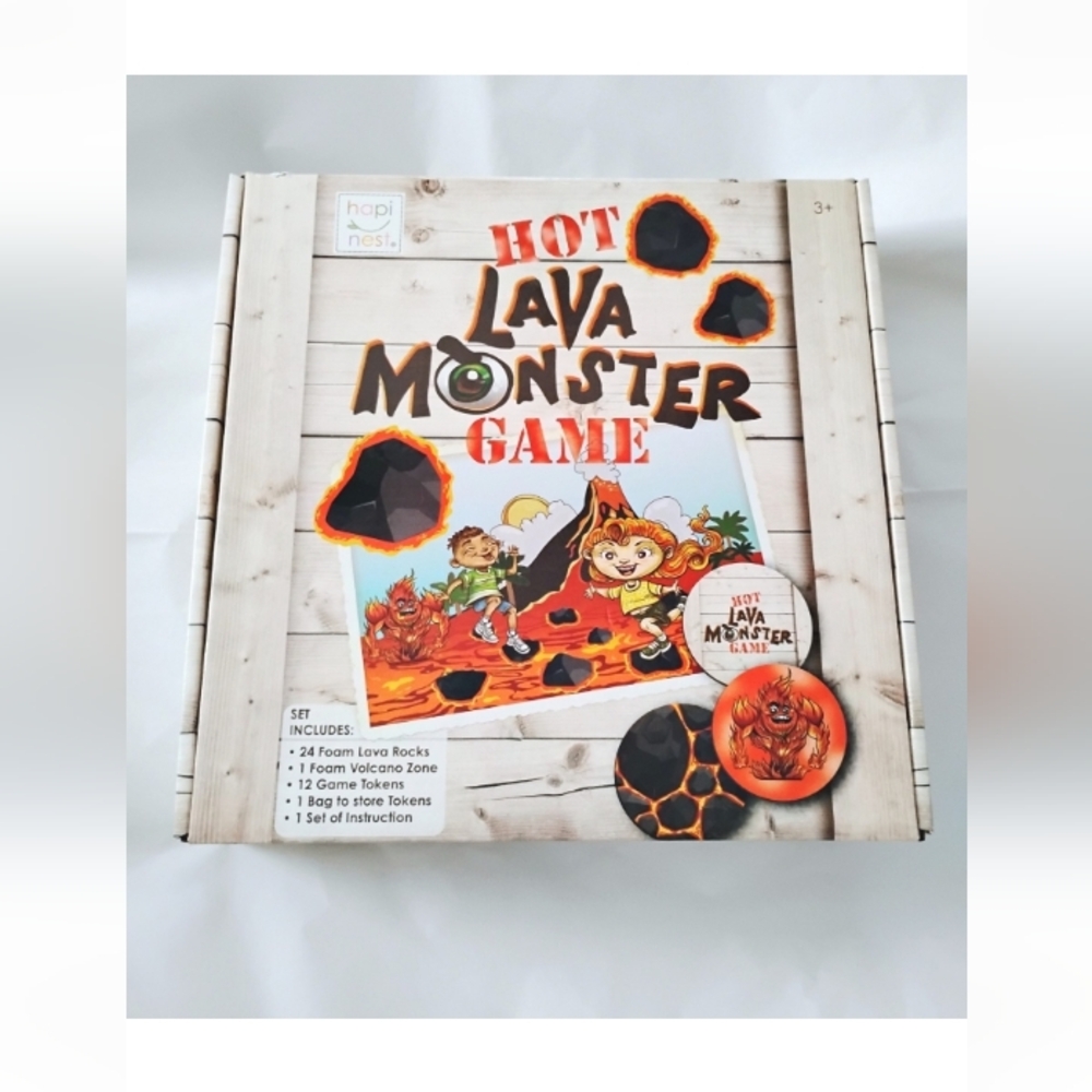 HapiNest Hot Lava Monster Game - Orange/Black